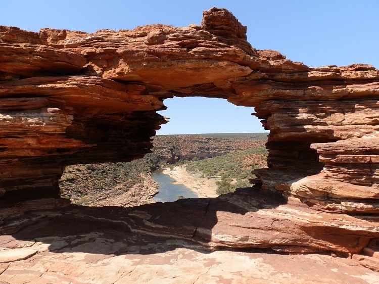 Another cliché shot of Nature's Window, Kalbarri National Park, Western Australia