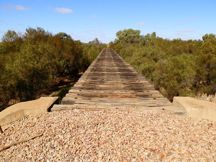 Farina Railway Bridge - part of the old Ghan Railway, South Australia