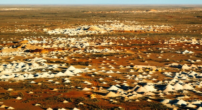 Coober Pedy Mullock Heaps