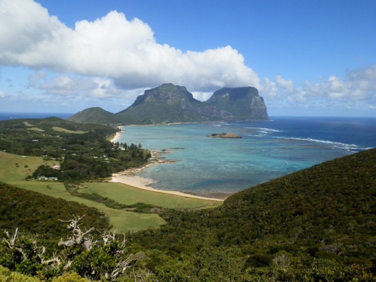 Looking South from Kims Lookout, Lord Howe Island