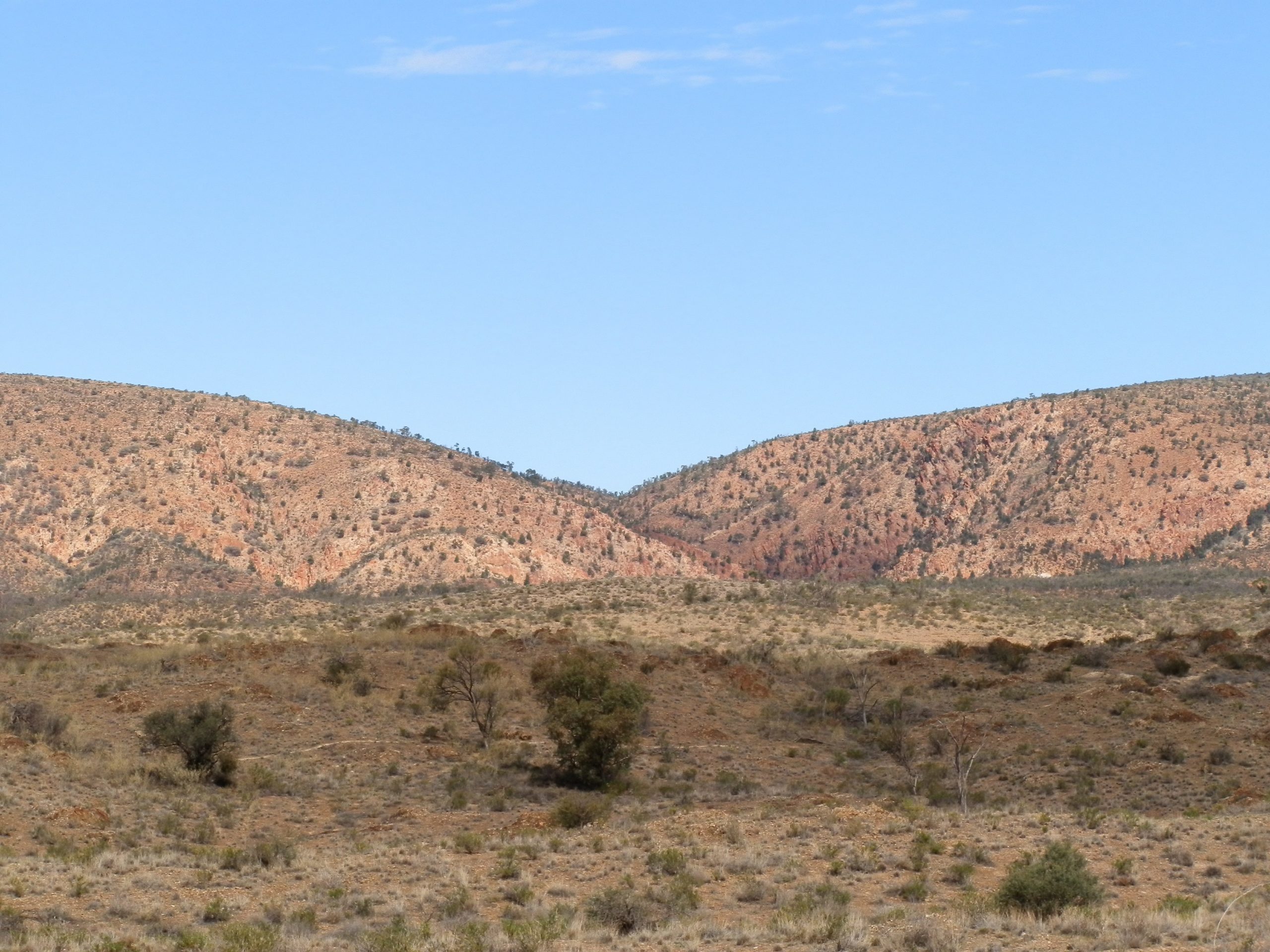 Driving to Arkaroola, South Australia
