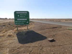 Two Iconic OZ tracks meet at Marree