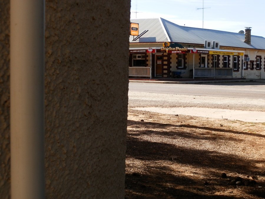 Pub #1 - The Darke Peak Hotel - from Loo #2 - the Mini Silo! Eyre Peninsula, South Australia