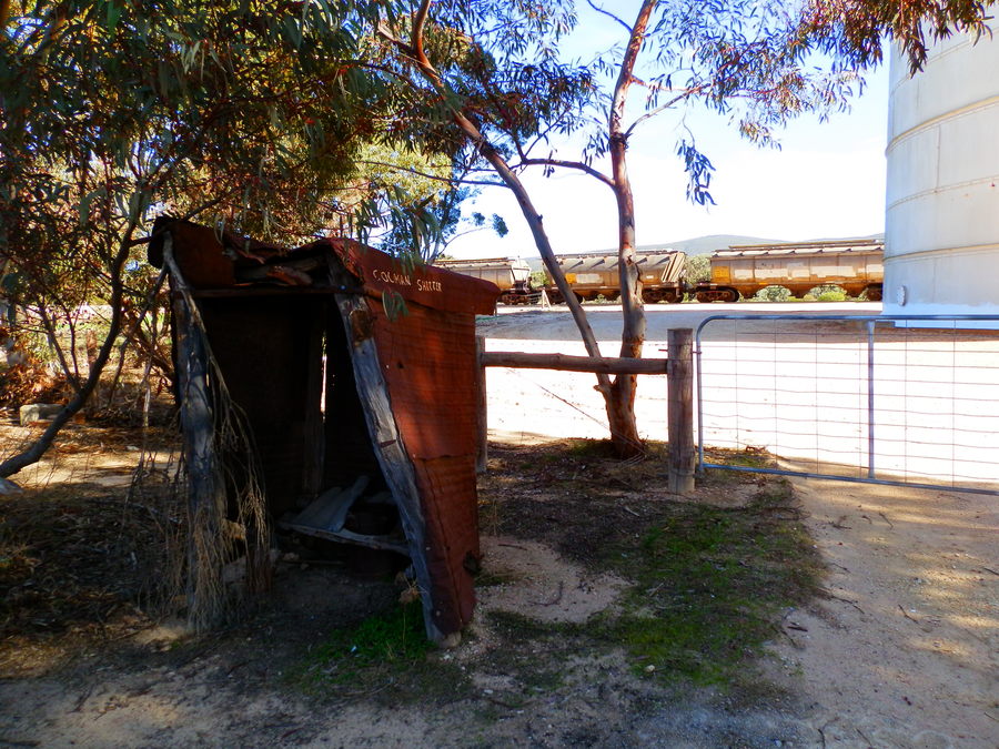 The Colman S**tter with Silos, Train and Darke Range - all visible from the Silo Loo #2!