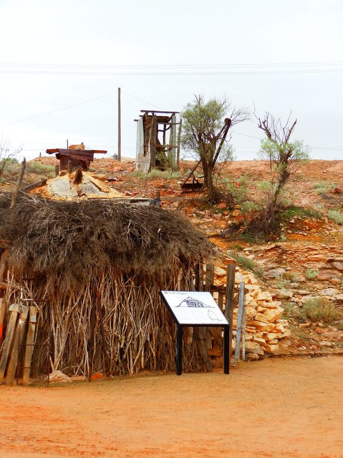 A Dugout and a Dunny, Andamooka, South Australia