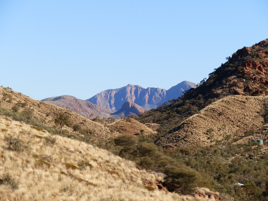 Mt Sonder from Ormiston Gorge and Pound trail, West MacDonnell National Park, Central Australia