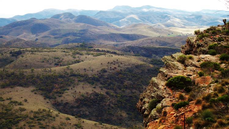 View from the Dutchman's Stern Summit, Flinders Ranges, South Australia