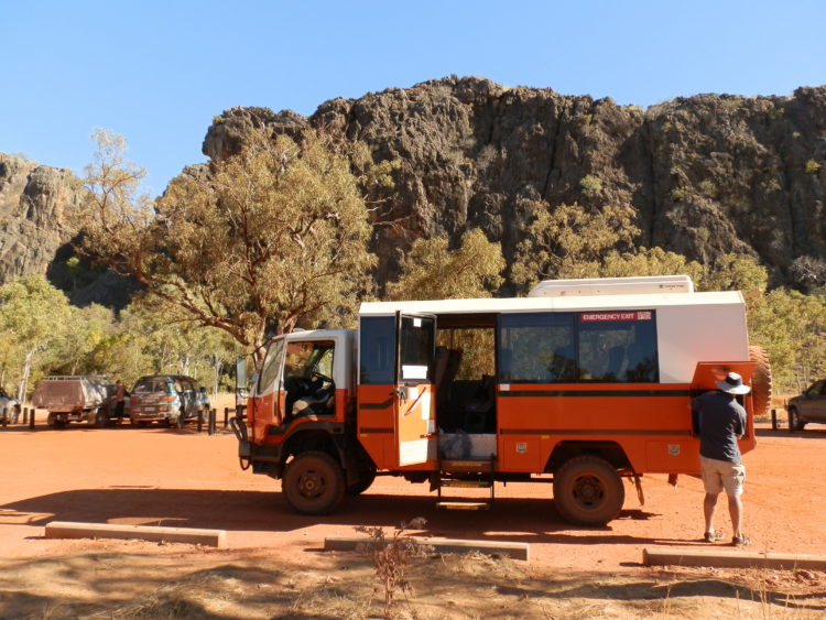 Tour Bus at Tunnel Creek