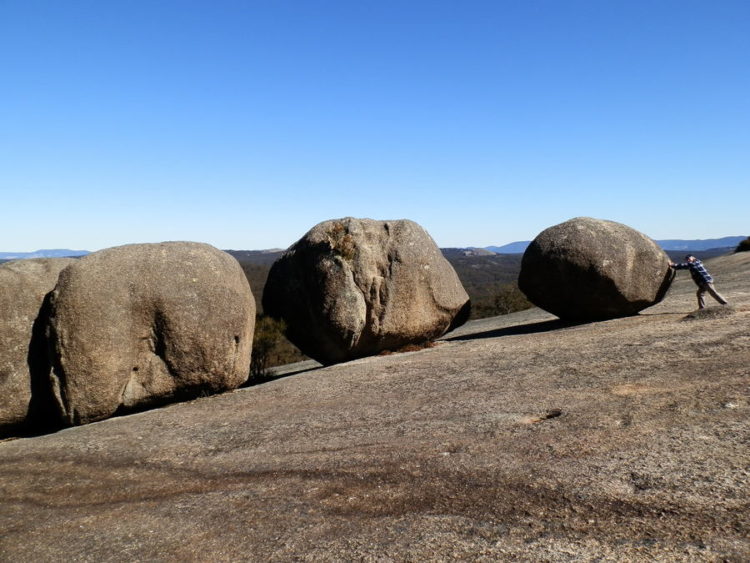 Boulders on Bald Rock climb, via Tenterfield NSW