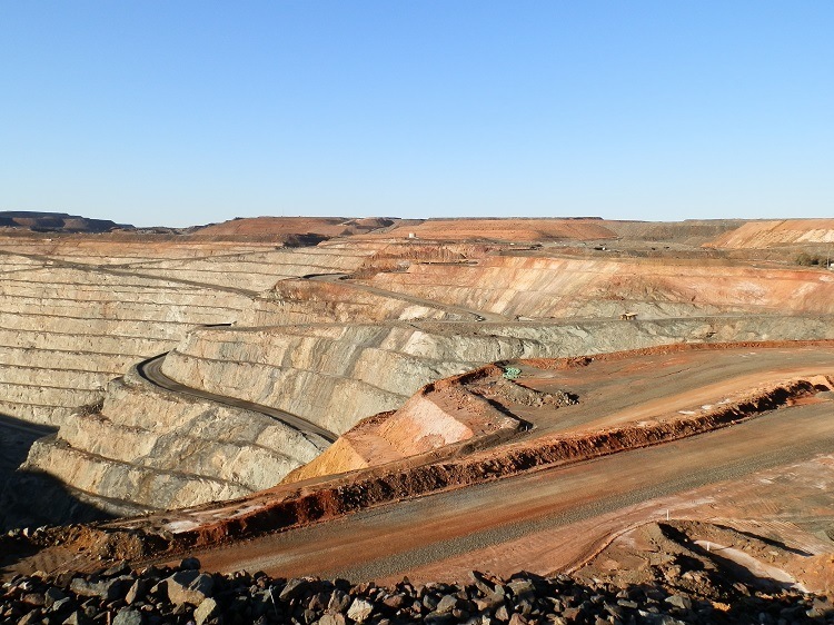 Section of Super Pit, Kalgoorlie, Western Australia
