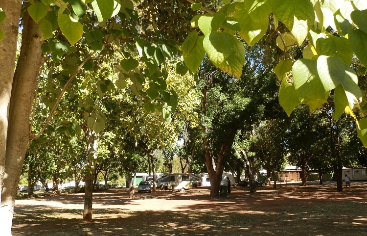 The campground BEFORE the Bogan moved in ... Timber Creek, Northern Territory