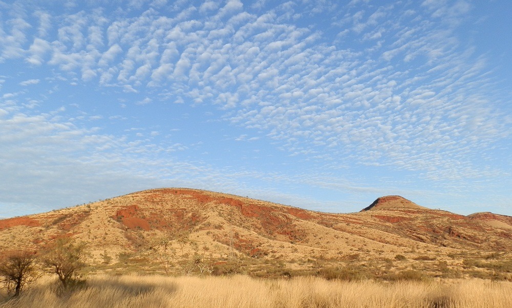 Hamersley Range from Tom Price Tourist Park, Pilbara, Western Australia