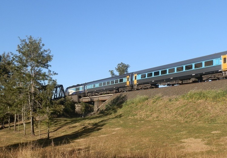 Train on Bridge, Kyogle, NSW