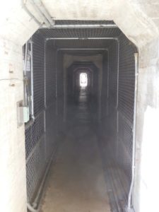 Tunnel under the Dam wall, Lake Guy
