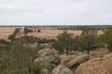 View from Mt Wycheproof Summit, Victoria