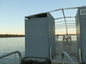 Pontoon Loo, Victoria River Cruise
