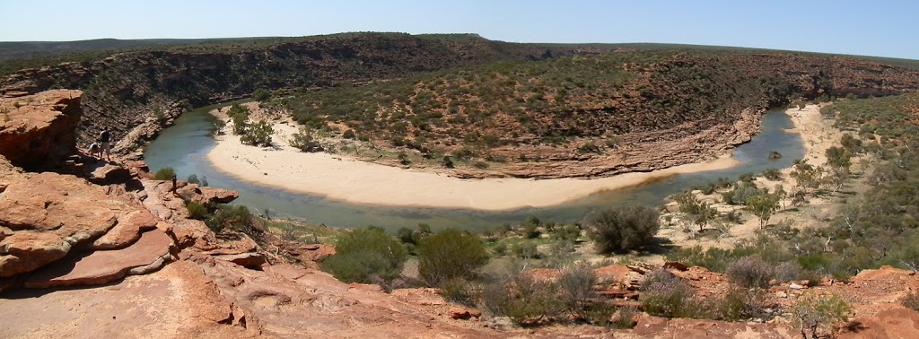 View from Nature's Window over Murchison River, Kalbarri National Park