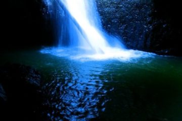 Waterfall at Natural Bridge, Springbrook National Park, Queensland