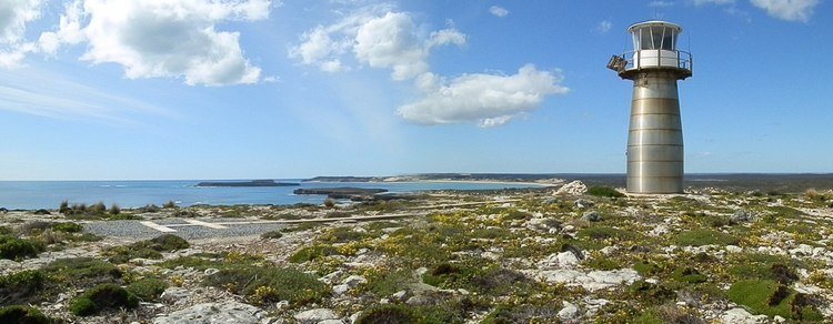 West Cape Lighthouse and Heli-pad, Innes National Park, South Australia