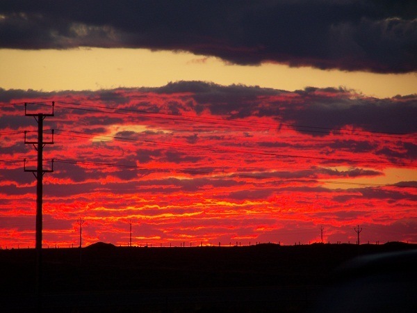 Sunset at Woomera, Outback South Australia**
