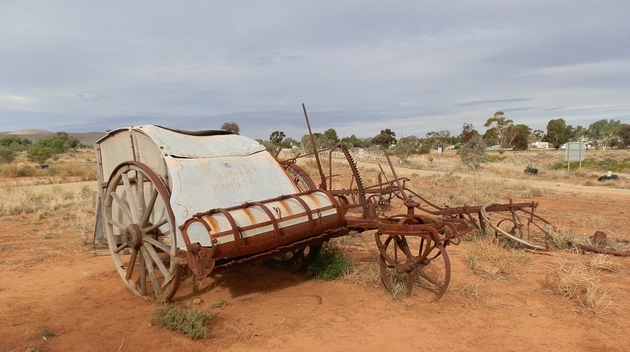 Old seeder at Yanyarrie Whim, Carrieton South Australia
